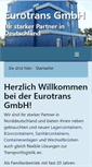 Mobile Screenshot of eurotrans-gmbh.de